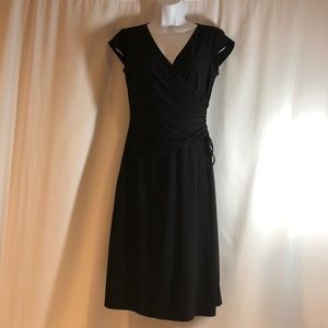Chaps Black Knit Dress